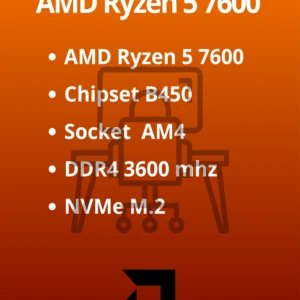Workstation AMD Ryzen 5 7600 contenido ofrecido por okpcbarcelona.com