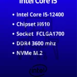 Workstation Clonico Intel Core i5-12400 | RAM DDR4 | Disco SSD NVMe M.2 | Rendimiento Profesional