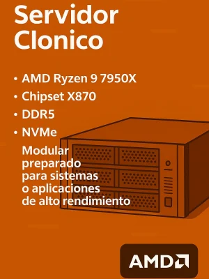 servidor clonico amd ryzen 9